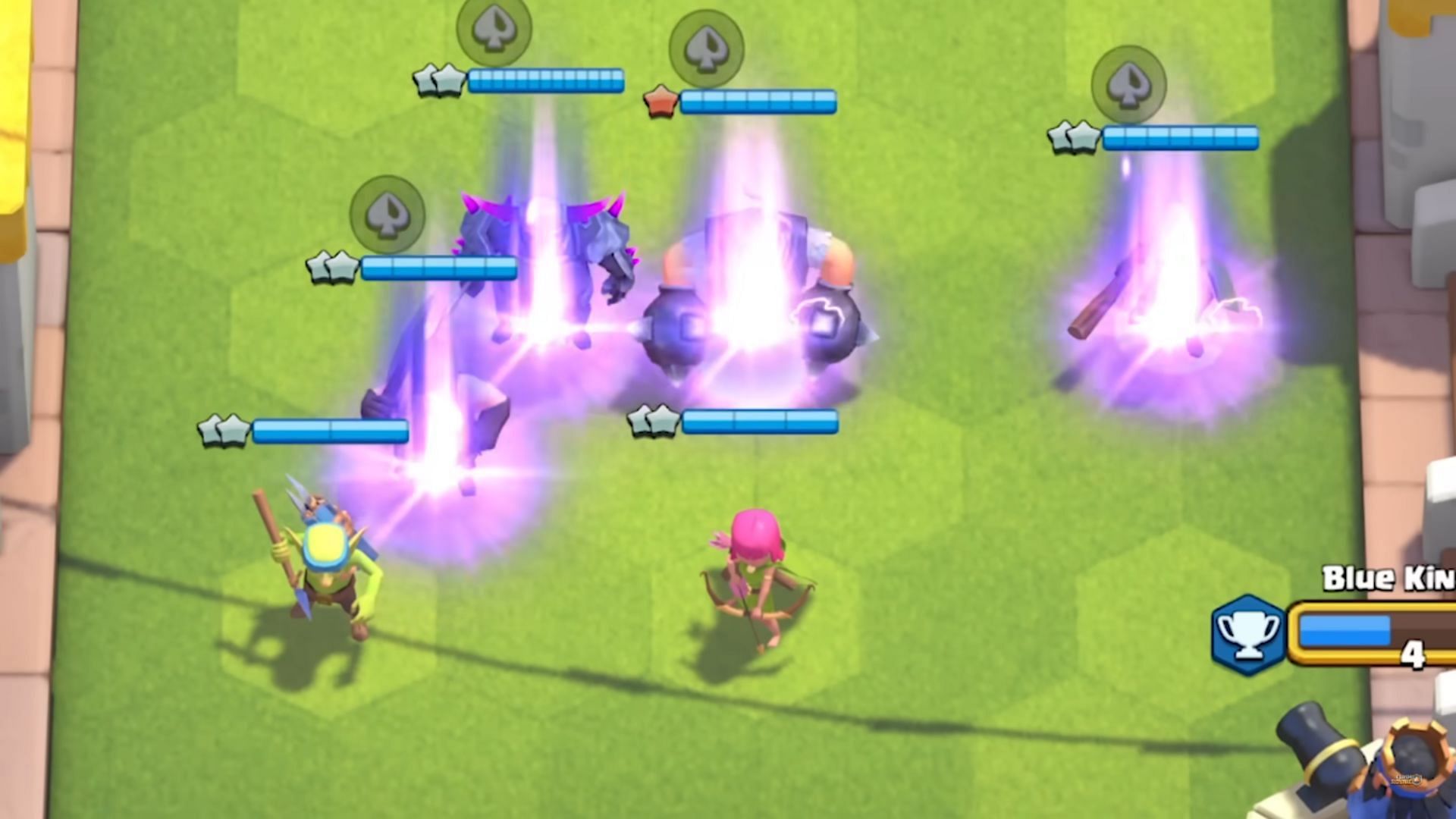 Enhancing troops through merges (Image via Supercell)
